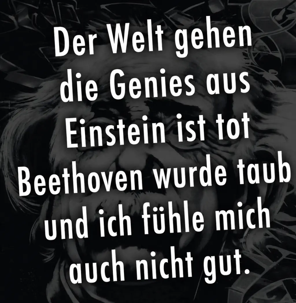 Der Welt gehen die Genies aus