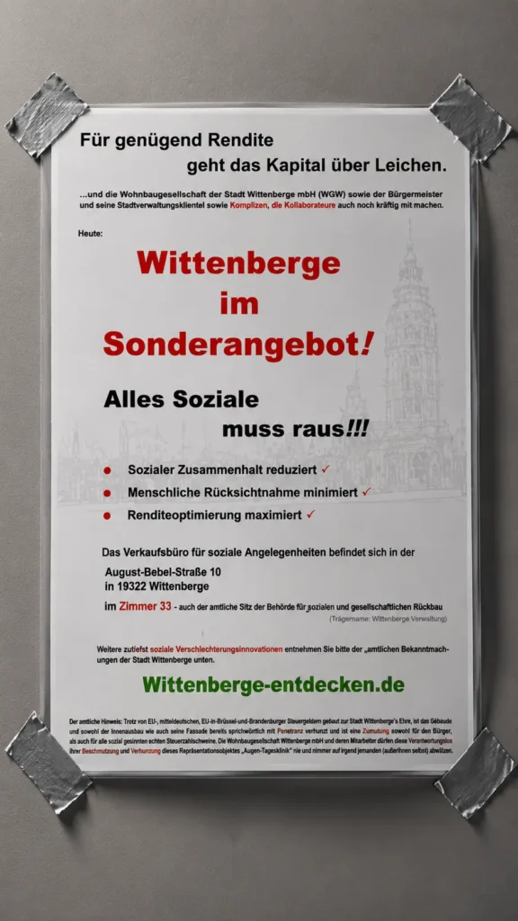 Recktaler Eingang des Rathloshauses in Wittenberge