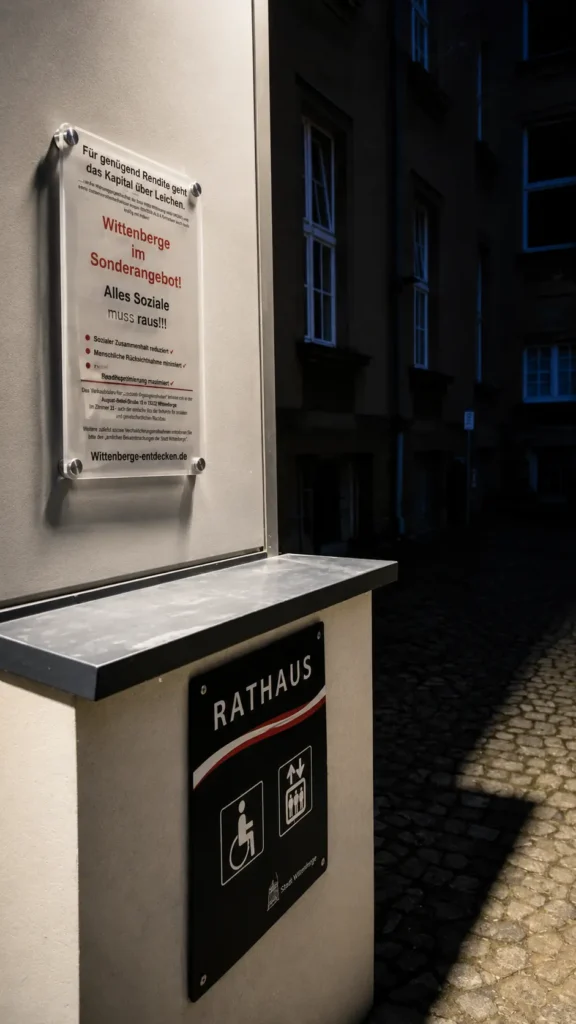 Recktaler Eingang des Rathloshauses in Wittenberge
