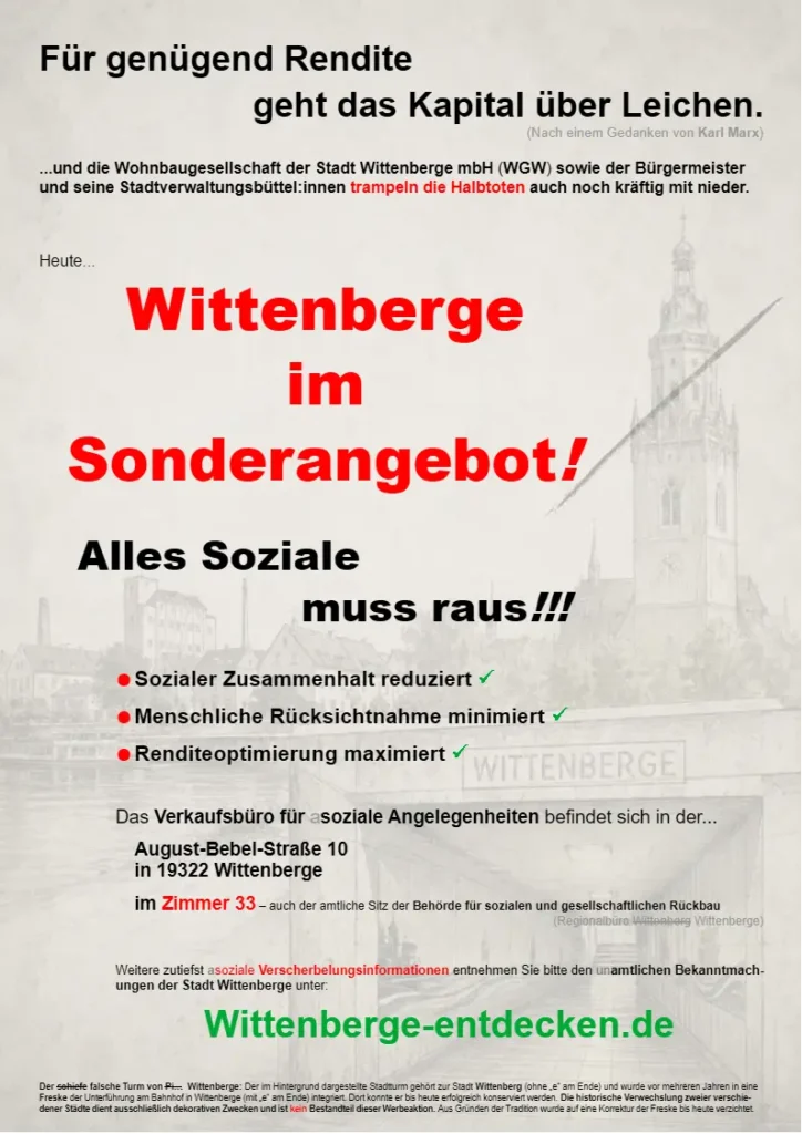 Wittenberge im Sonderangebot!